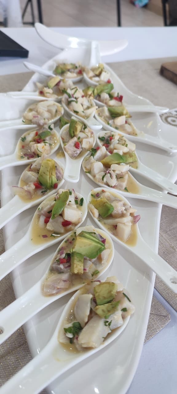Vasitos de ceviche